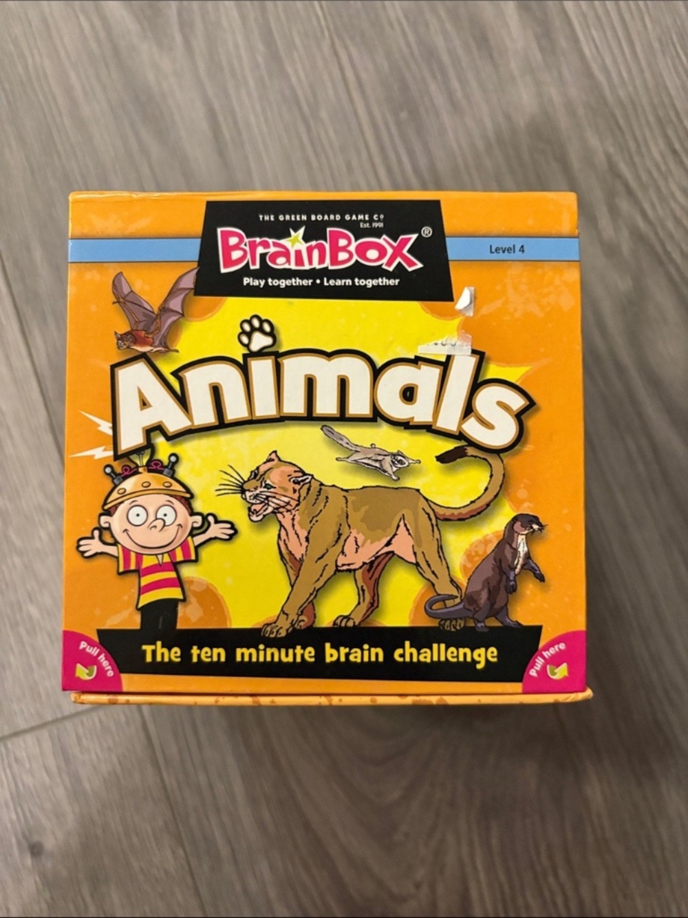 BrainBox Animals Trivia Game The Ten Minute Brain Challenge